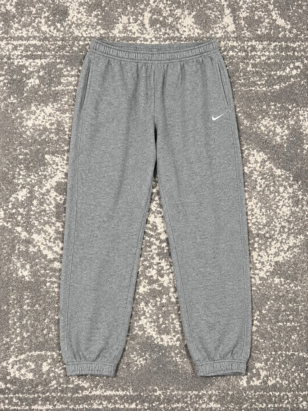 Nike Gray Swoosh Fleece Jogger Sweatpants